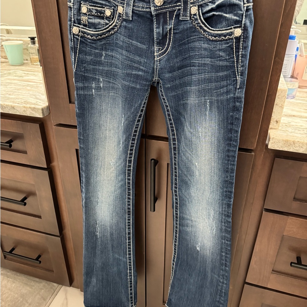 Miss Me Dark Blue Boot Cut Jeans